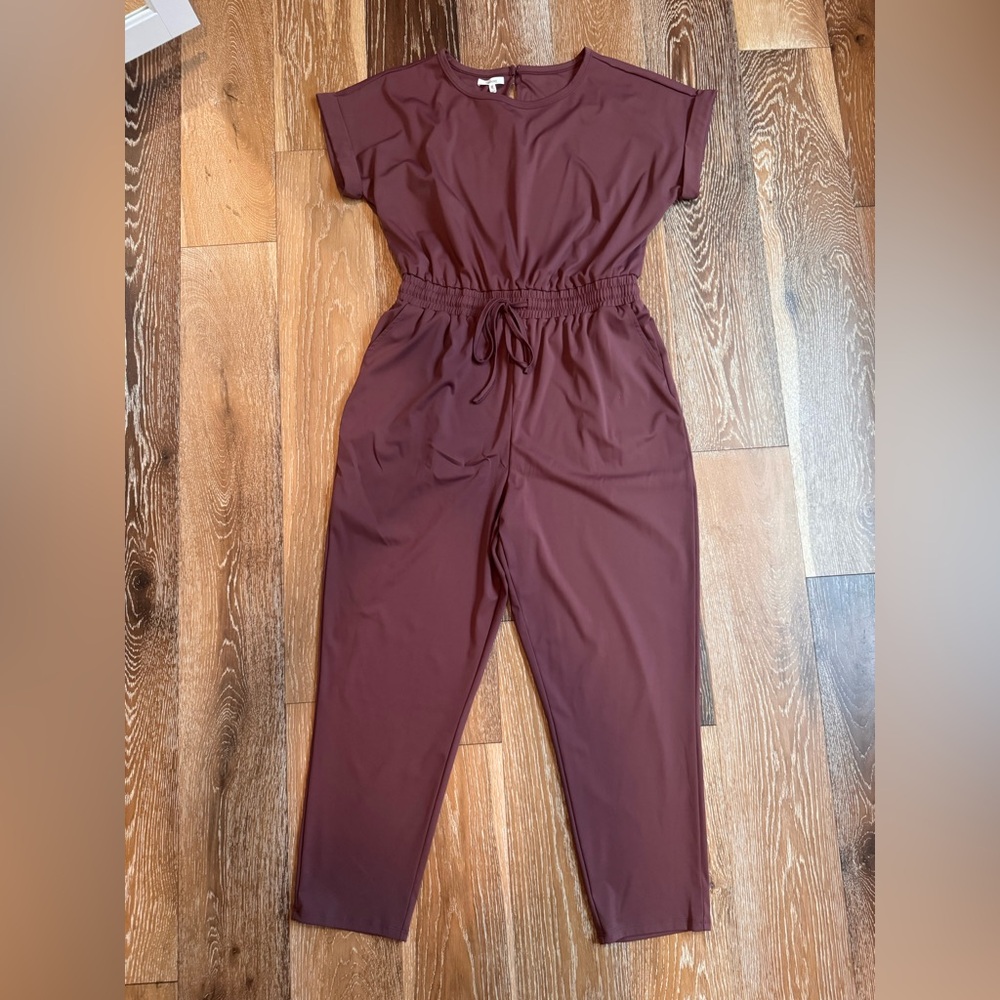 Maurices Rich Maroon Jumpsuit